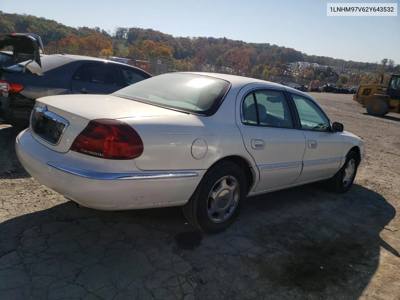 2002 Lincoln Continental VIN: 1LNHM97V62Y643532 Lot: 76015984