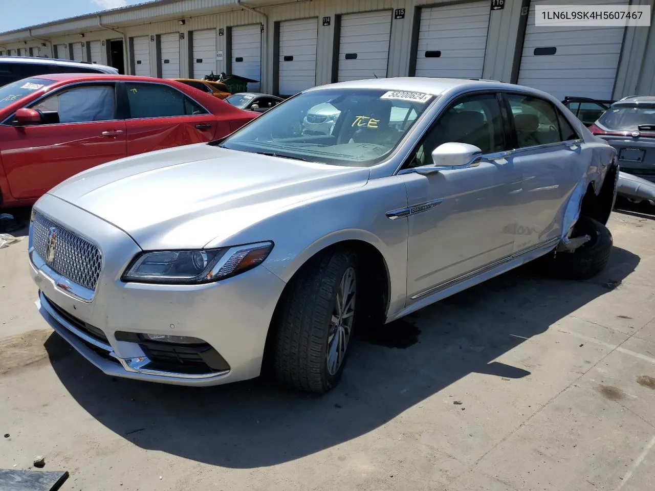 2017 Lincoln Continental Select VIN: 1LN6L9SK4H5607467 Lot: 58200624