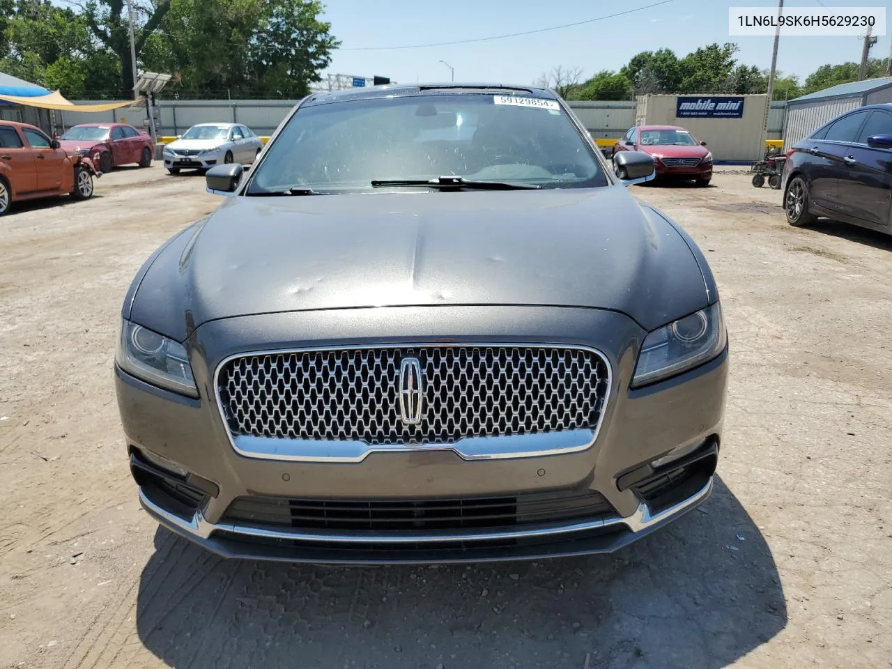 2017 Lincoln Continental Select VIN: 1LN6L9SK6H5629230 Lot: 59129854