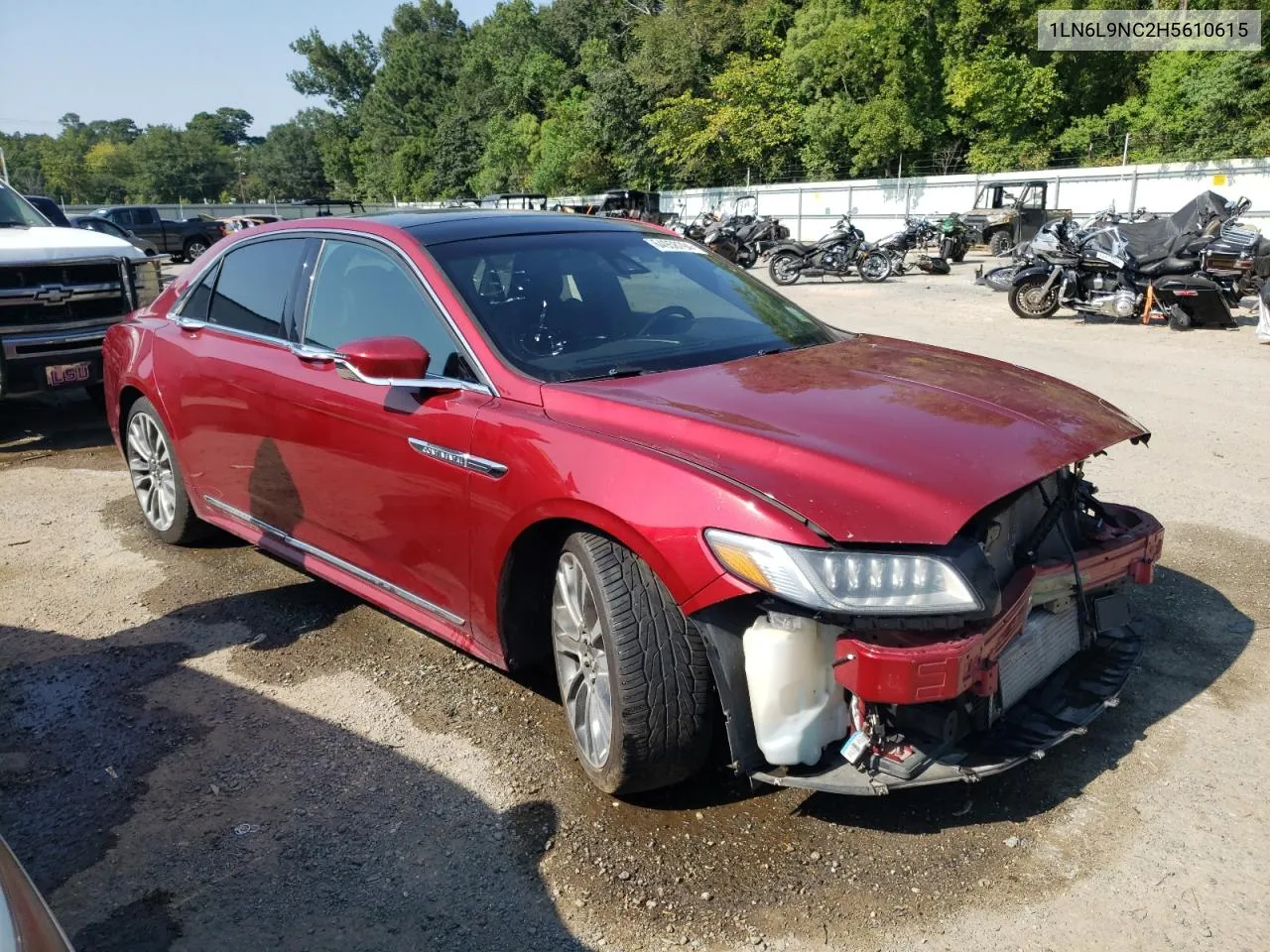 1LN6L9NC2H5610615 2017 Lincoln Continental Reserve