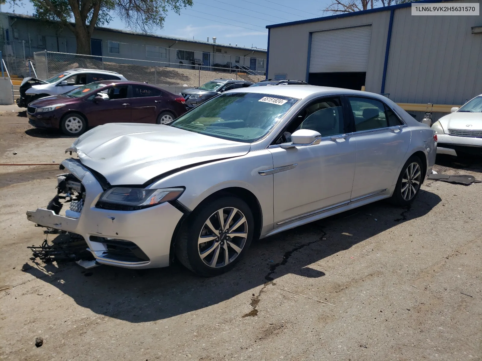 2017 Lincoln Continental Premiere VIN: 1LN6L9VK2H5631570 Lot: 65151824