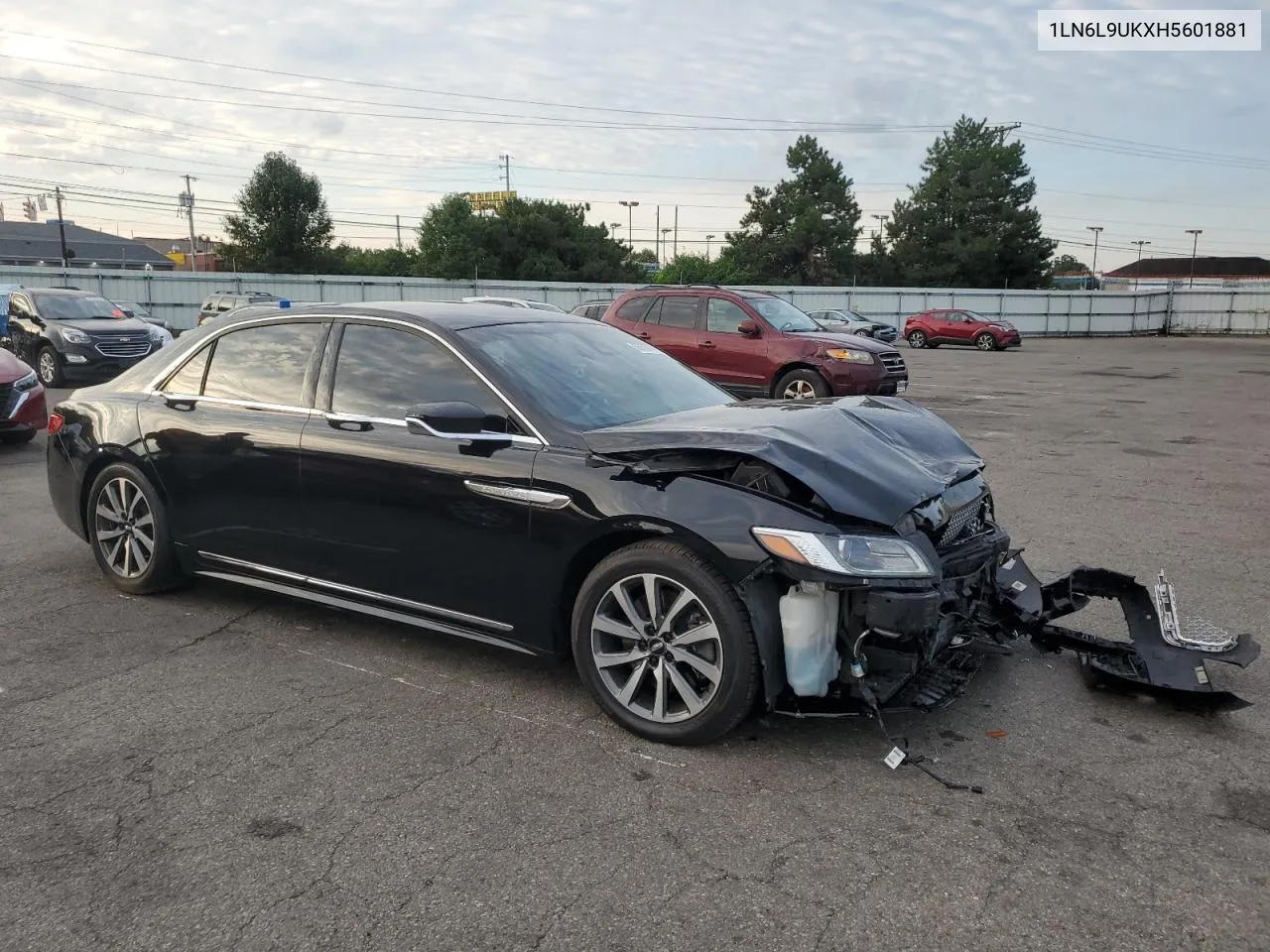 2017 Lincoln Continental VIN: 1LN6L9UKXH5601881 Lot: 66855244