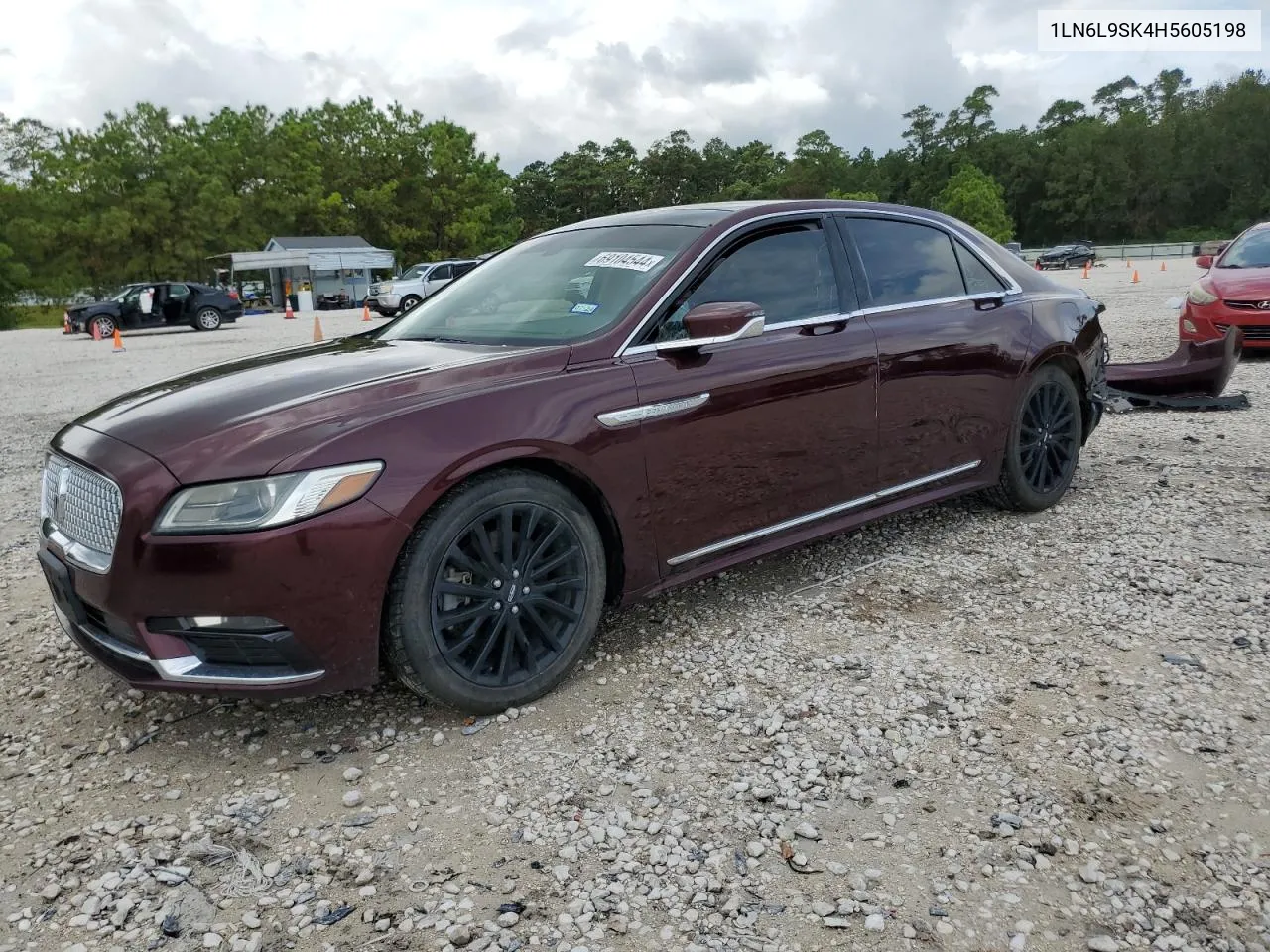 2017 Lincoln Continental Select VIN: 1LN6L9SK4H5605198 Lot: 69104544