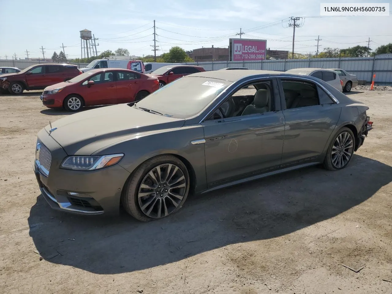 2017 Lincoln Continental Reserve VIN: 1LN6L9NC6H5600735 Lot: 71612724