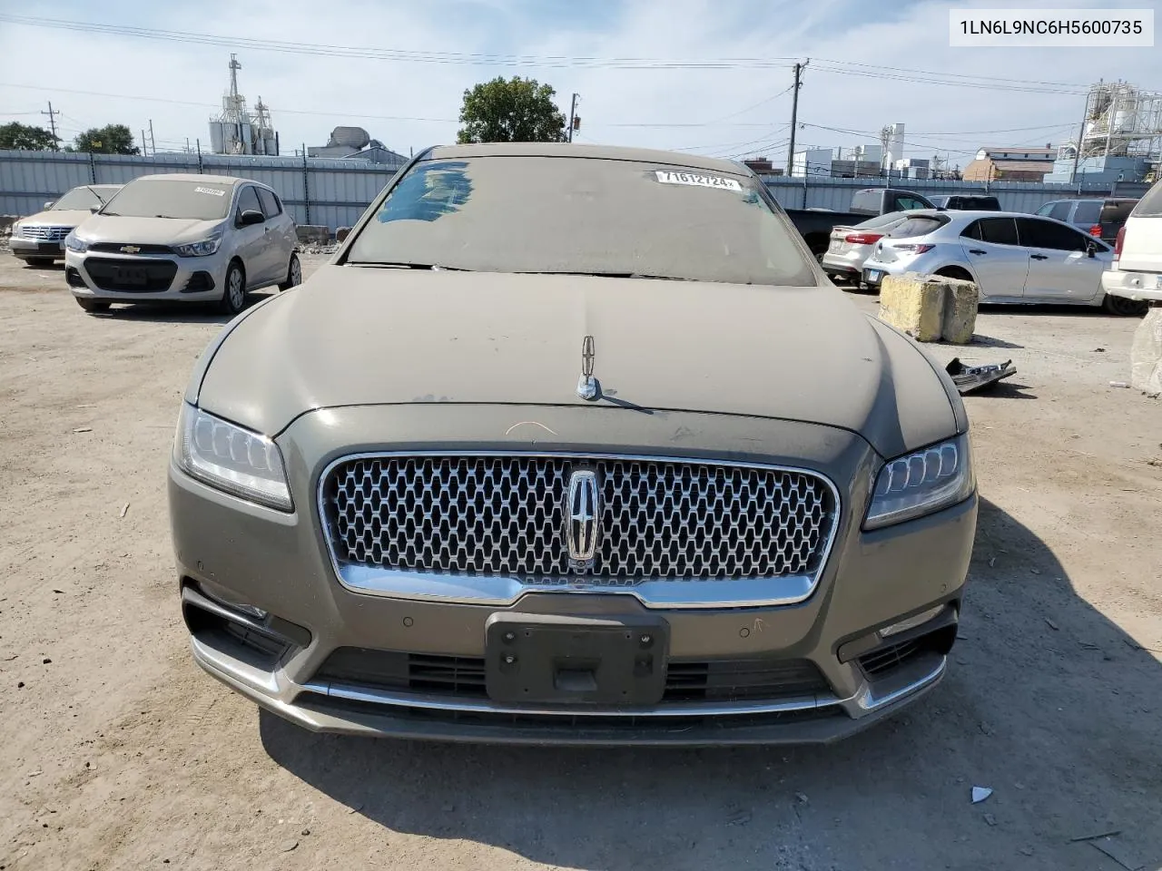 2017 Lincoln Continental Reserve VIN: 1LN6L9NC6H5600735 Lot: 71612724