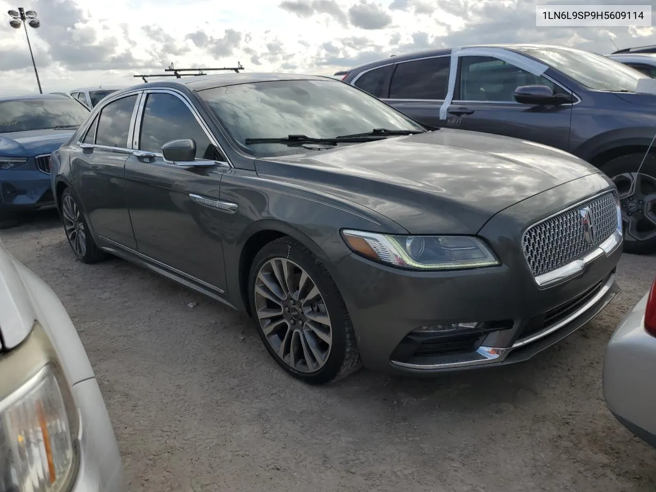 2017 Lincoln Continental Select VIN: 1LN6L9SP9H5609114 Lot: 75826794