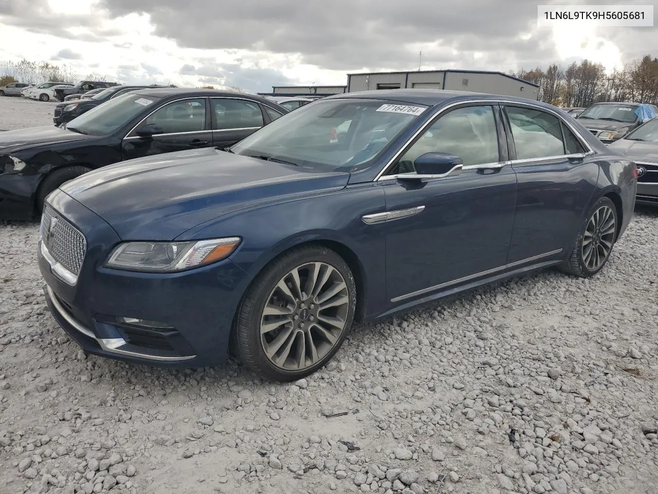 2017 Lincoln Continental Select VIN: 1LN6L9TK9H5605681 Lot: 77164764