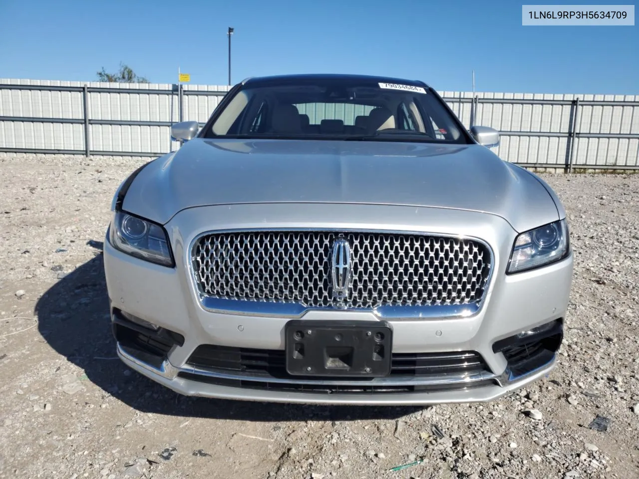 2017 Lincoln Continental Reserve VIN: 1LN6L9RP3H5634709 Lot: 79034684