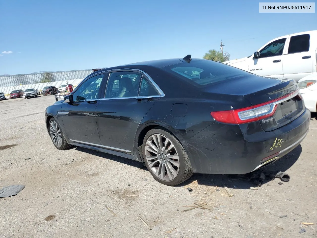 2018 Lincoln Continental Reserve VIN: 1LN6L9NP0J5611917 Lot: 70478434