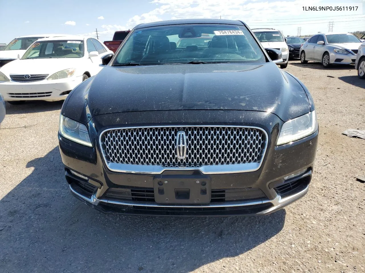 2018 Lincoln Continental Reserve VIN: 1LN6L9NP0J5611917 Lot: 70478434