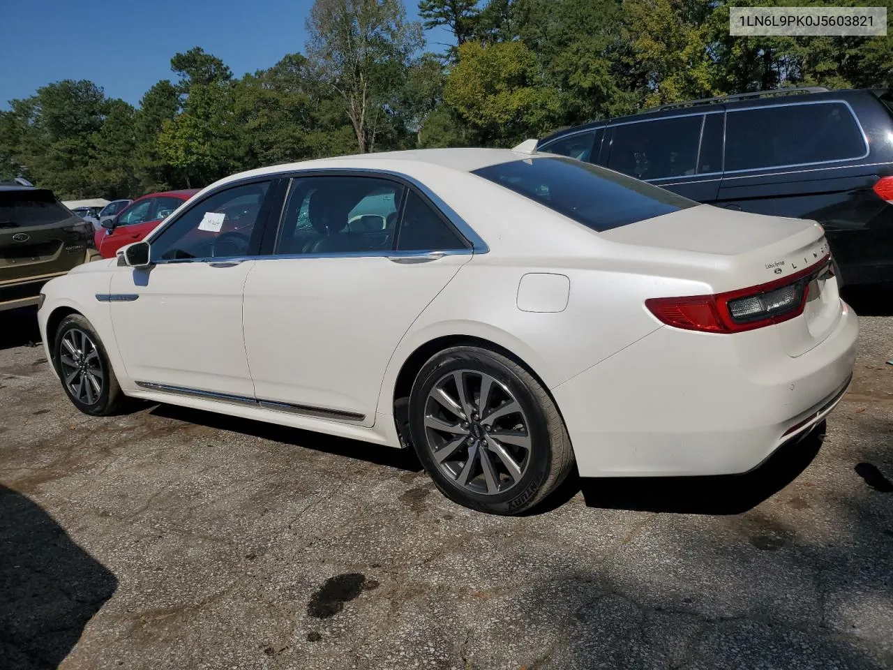 2018 Lincoln Continental Premiere VIN: 1LN6L9PK0J5603821 Lot: 74668284