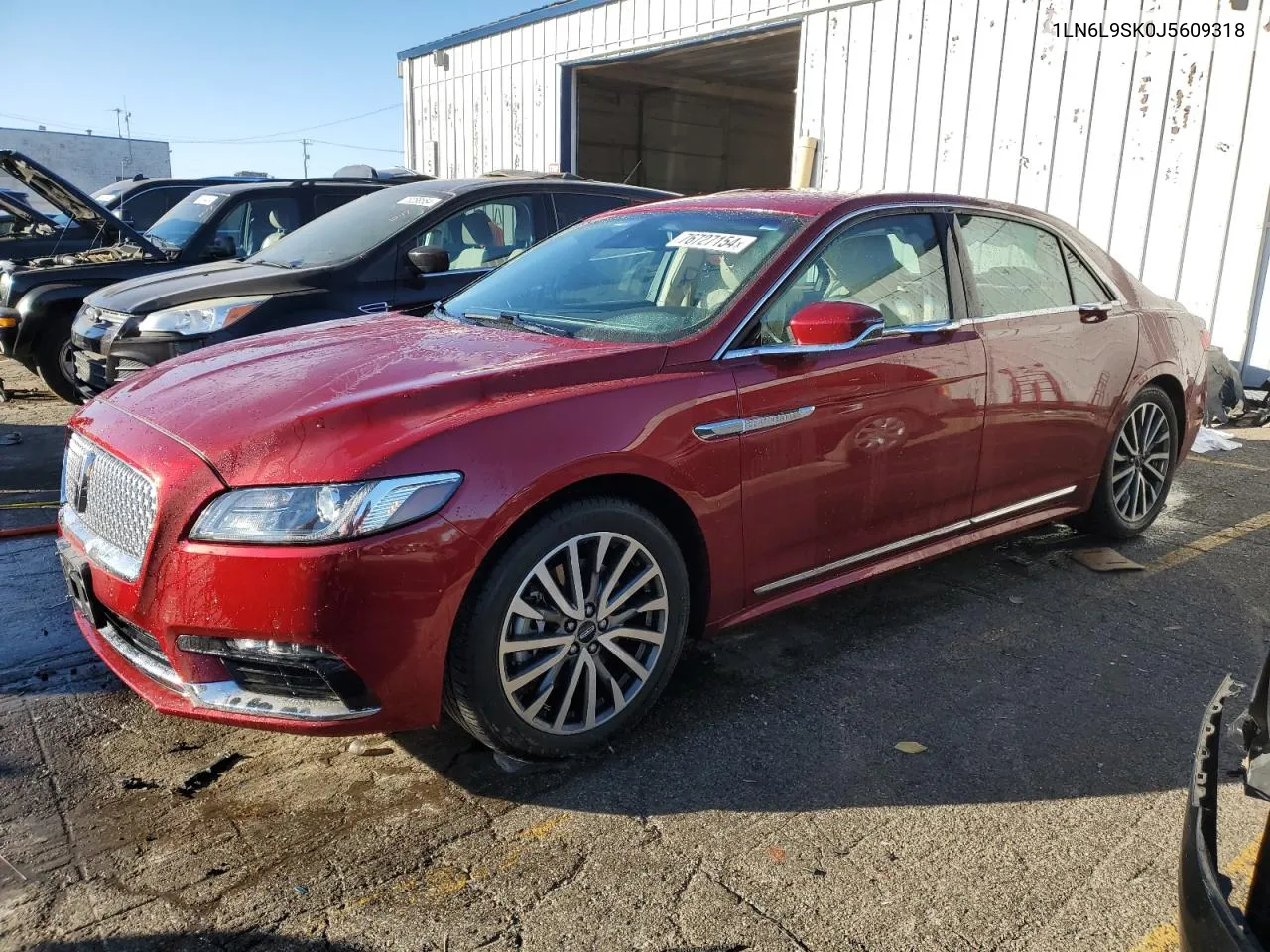 2018 Lincoln Continental Select VIN: 1LN6L9SK0J5609318 Lot: 76727154