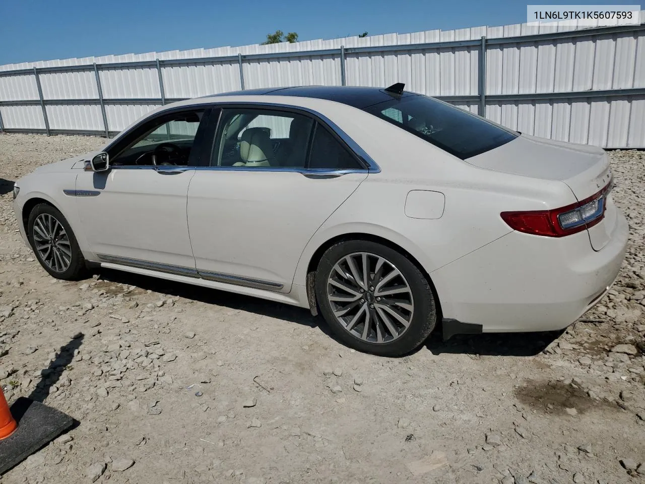 1LN6L9TK1K5607593 2019 Lincoln Continental Select