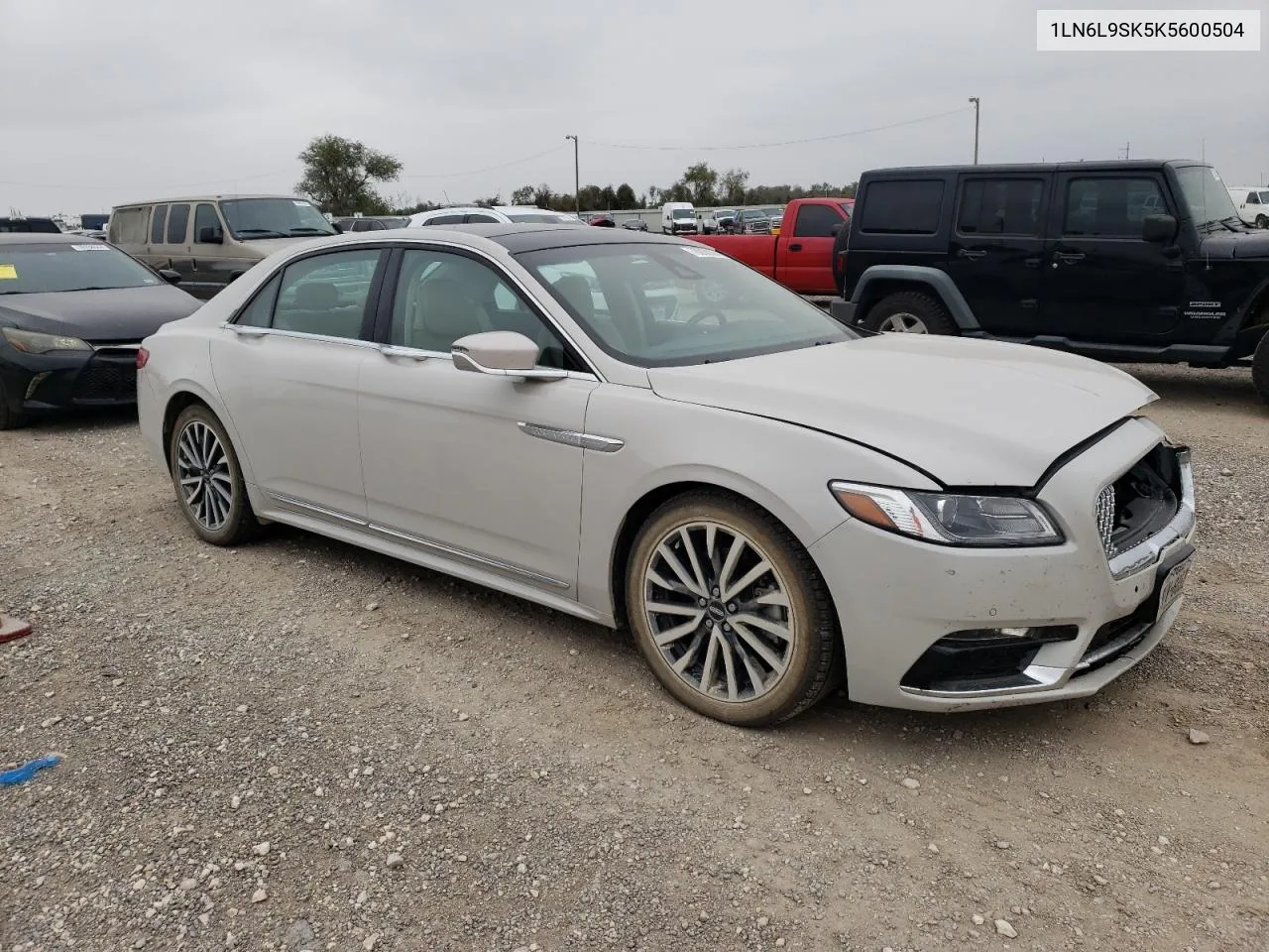 2019 Lincoln Continental Select VIN: 1LN6L9SK5K5600504 Lot: 78868064