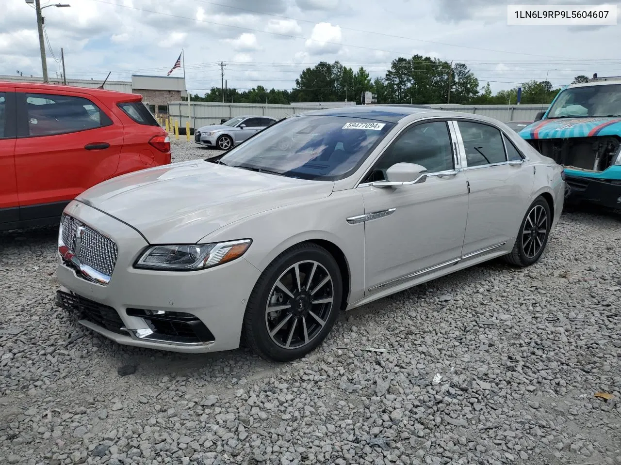 2020 Lincoln Continental Reserve VIN: 1LN6L9RP9L5604607 Lot: 59477094