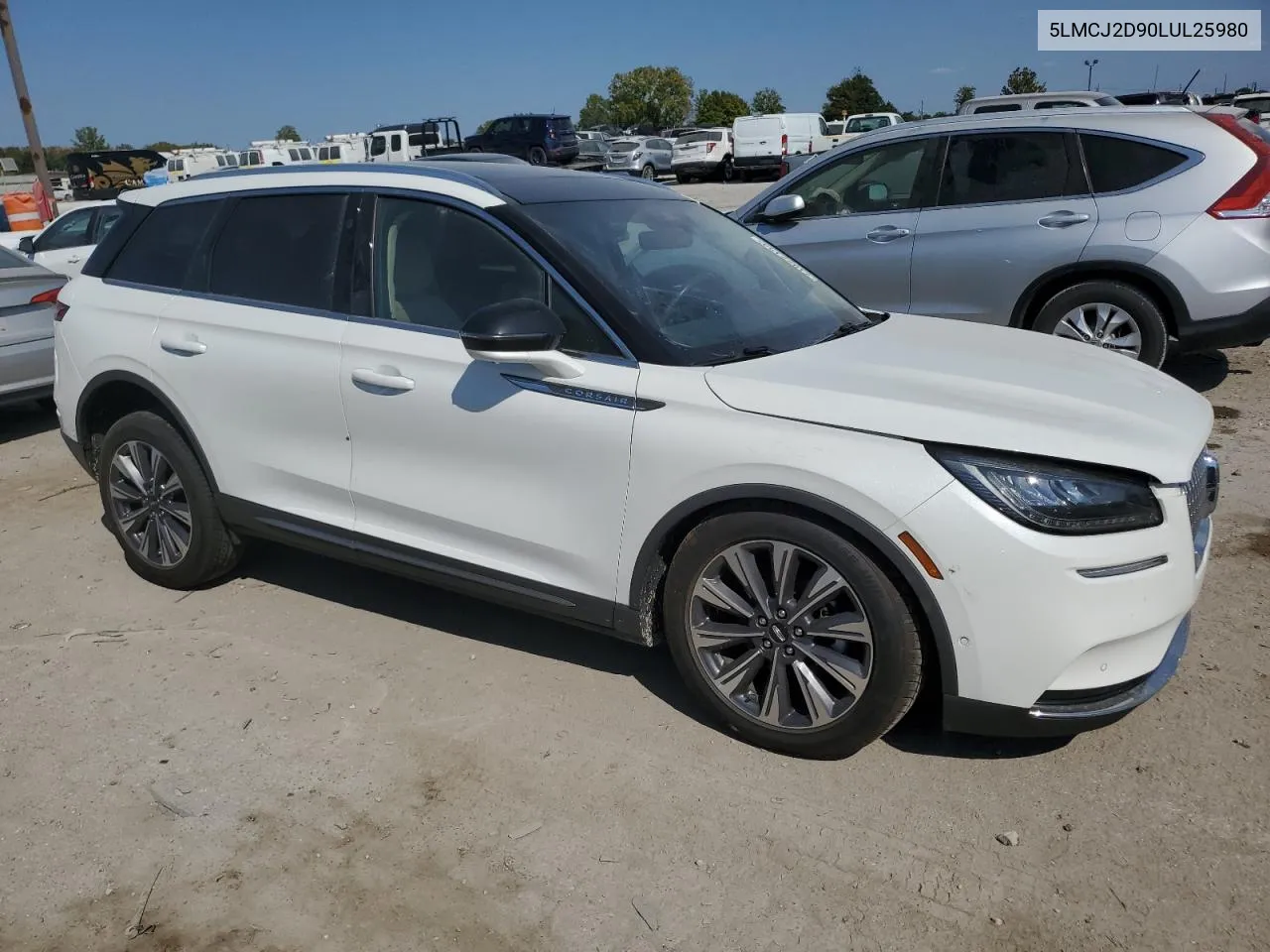 2020 Lincoln Corsair Reserve VIN: 5LMCJ2D90LUL25980 Lot: 71822144