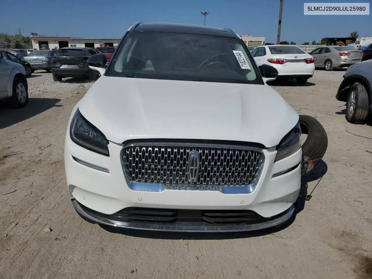 2020 Lincoln Corsair Reserve VIN: 5LMCJ2D90LUL25980 Lot: 71822144