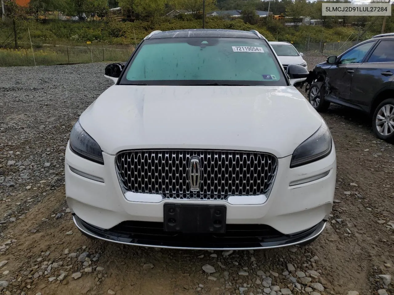 2020 Lincoln Corsair Reserve VIN: 5LMCJ2D91LUL27284 Lot: 72119054