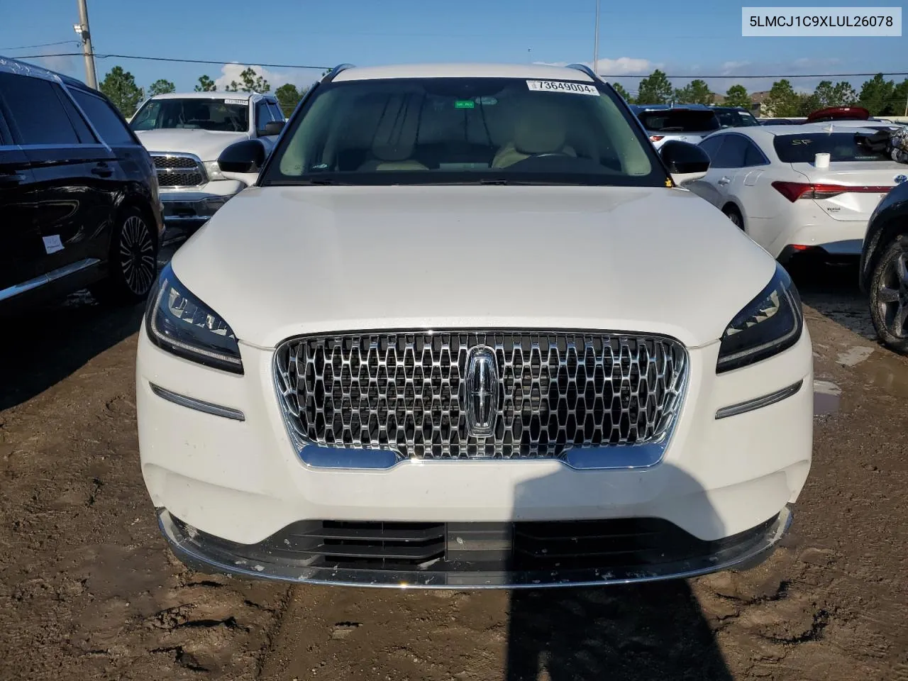 2020 Lincoln Corsair VIN: 5LMCJ1C9XLUL26078 Lot: 73649004