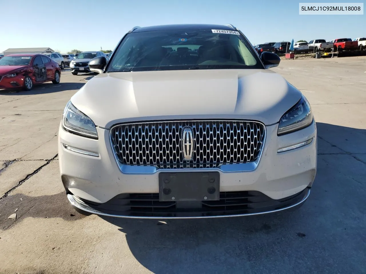 2021 Lincoln Corsair VIN: 5LMCJ1C92MUL18008 Lot: 72457354