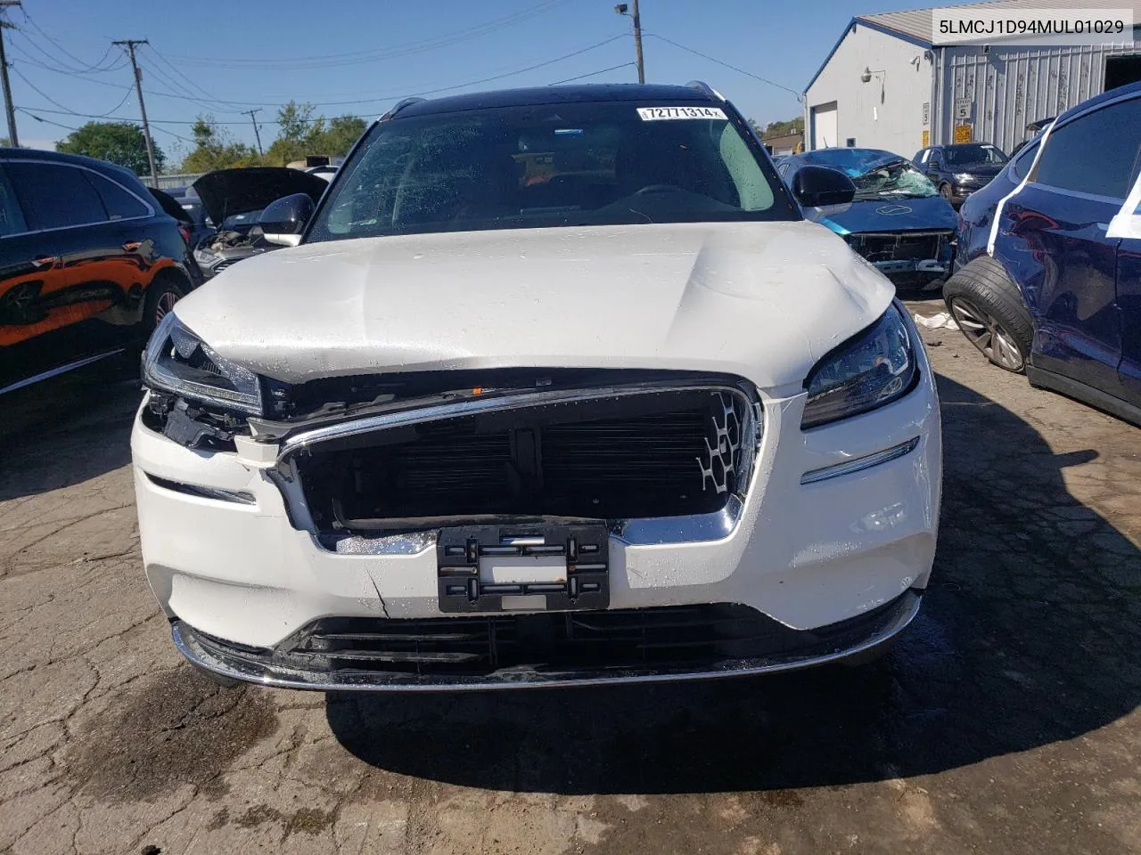 2021 Lincoln Corsair VIN: 5LMCJ1D94MUL01029 Lot: 72771314