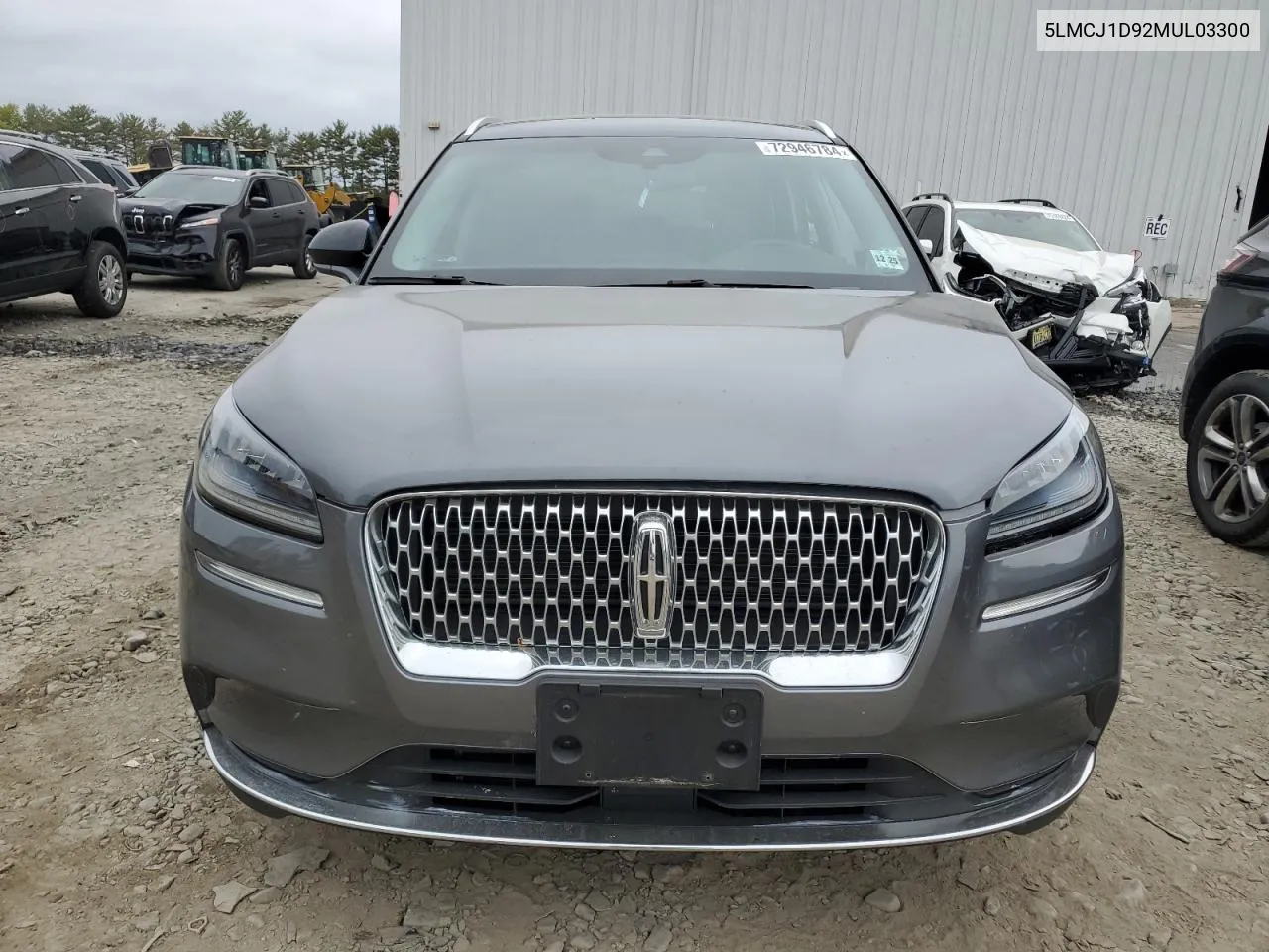 2021 Lincoln Corsair VIN: 5LMCJ1D92MUL03300 Lot: 72946784