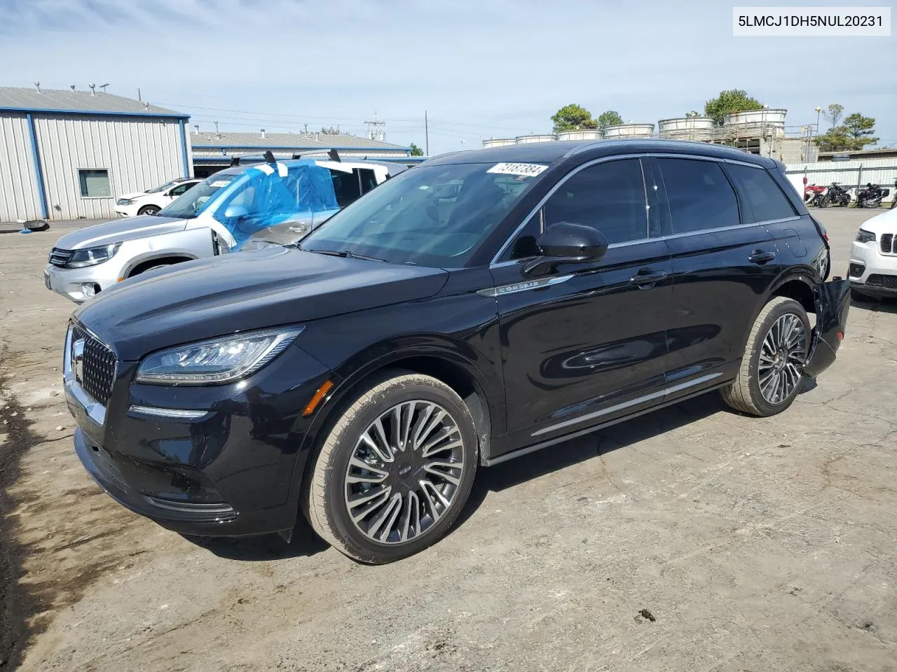 2022 Lincoln Corsair VIN: 5LMCJ1DH5NUL20231 Lot: 73187384