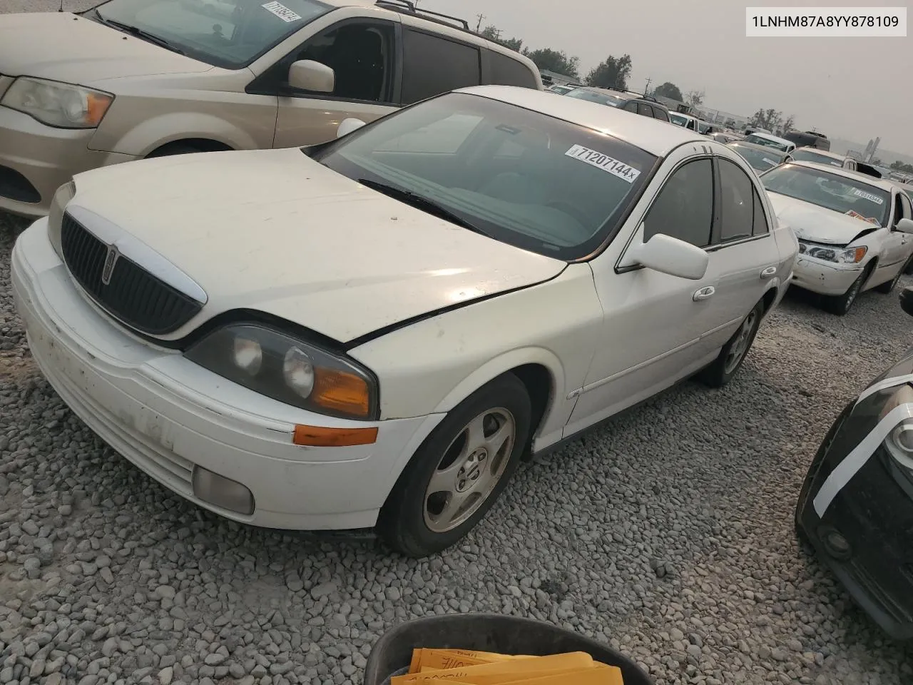 2000 Lincoln Ls VIN: 1LNHM87A8YY878109 Lot: 71207144