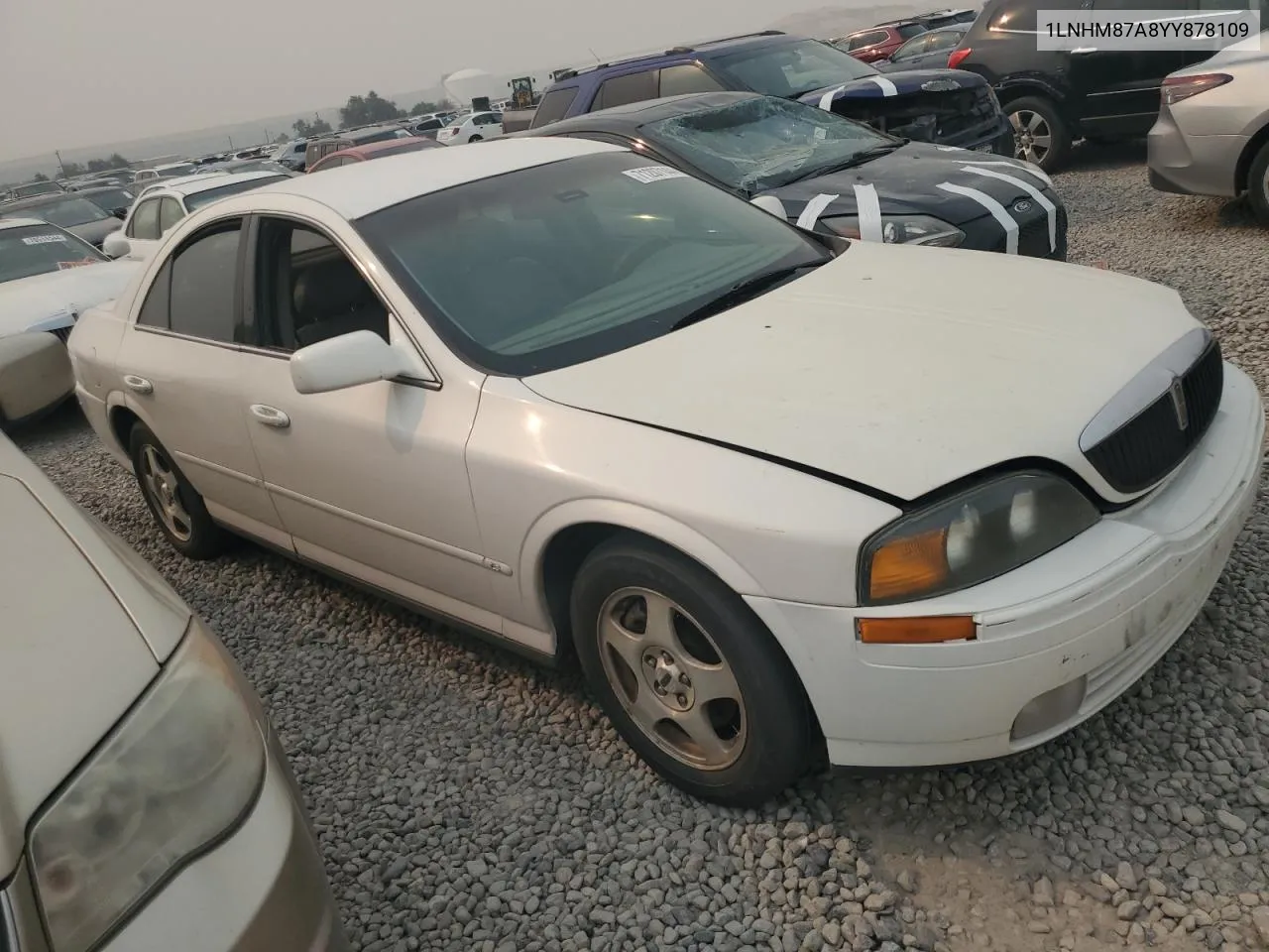 2000 Lincoln Ls VIN: 1LNHM87A8YY878109 Lot: 71207144