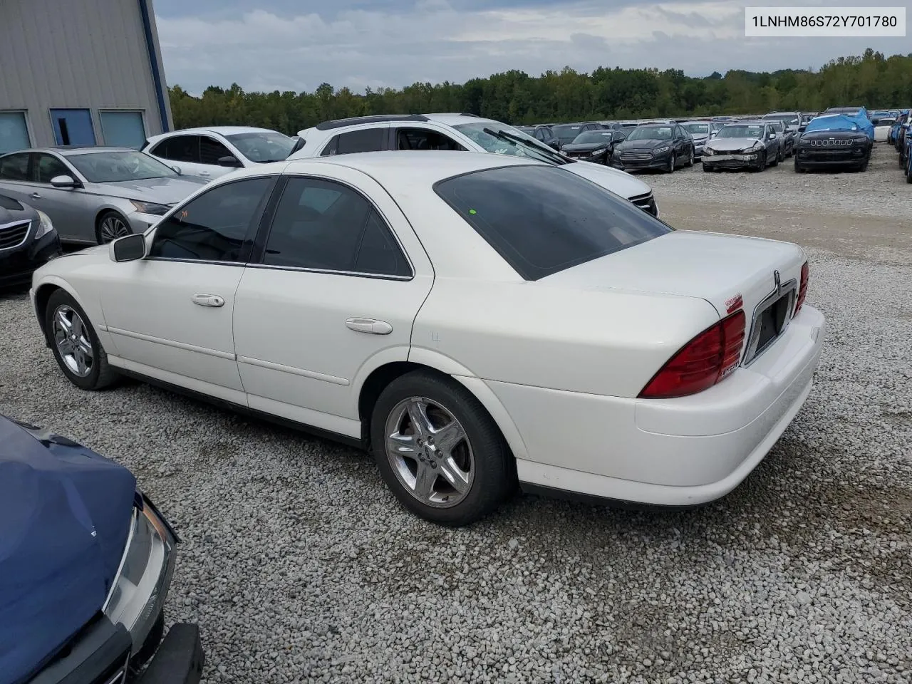 2002 Lincoln Ls VIN: 1LNHM86S72Y701780 Lot: 71298514