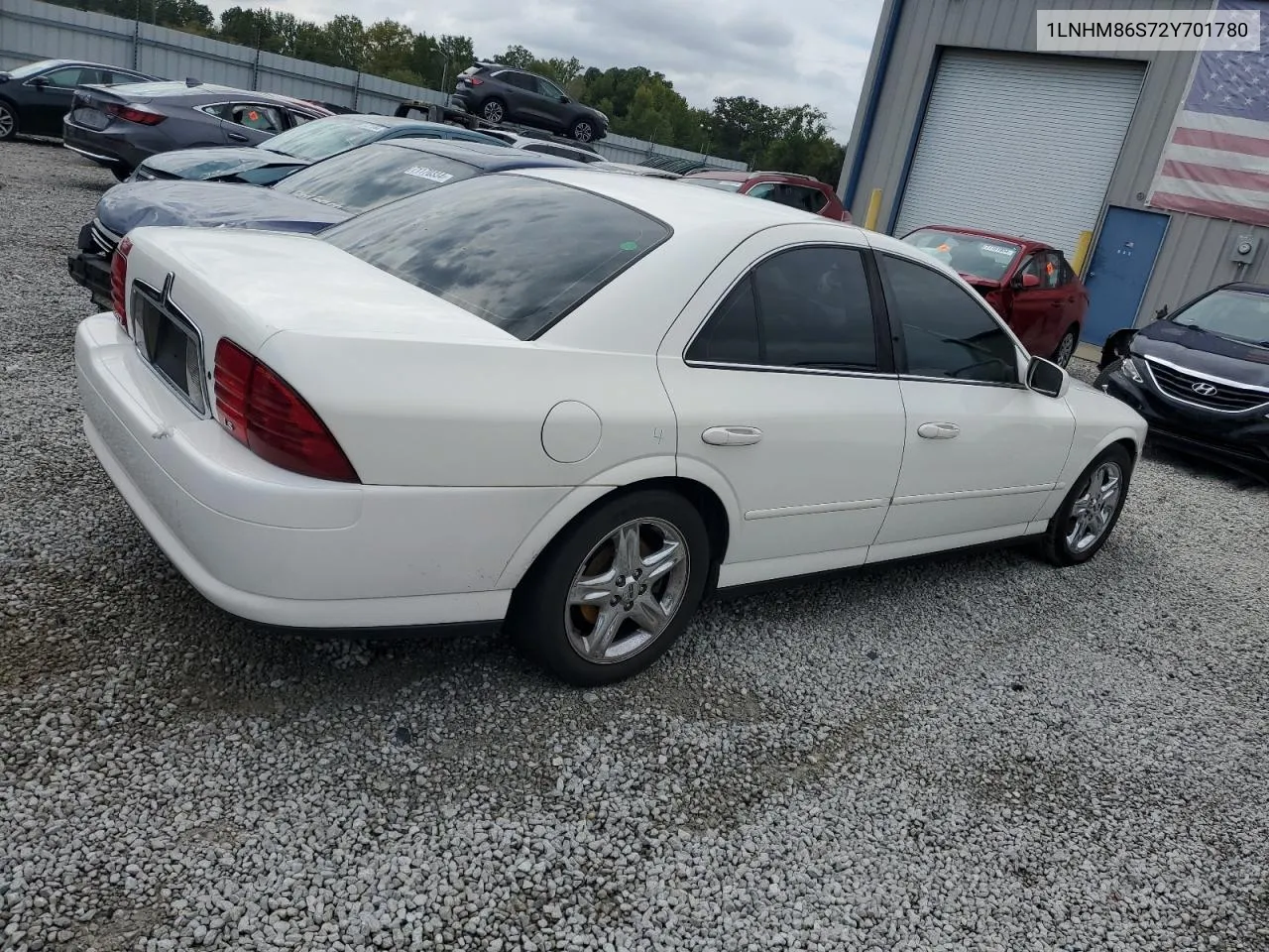 2002 Lincoln Ls VIN: 1LNHM86S72Y701780 Lot: 71298514