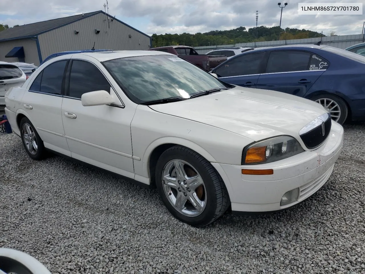 2002 Lincoln Ls VIN: 1LNHM86S72Y701780 Lot: 71298514