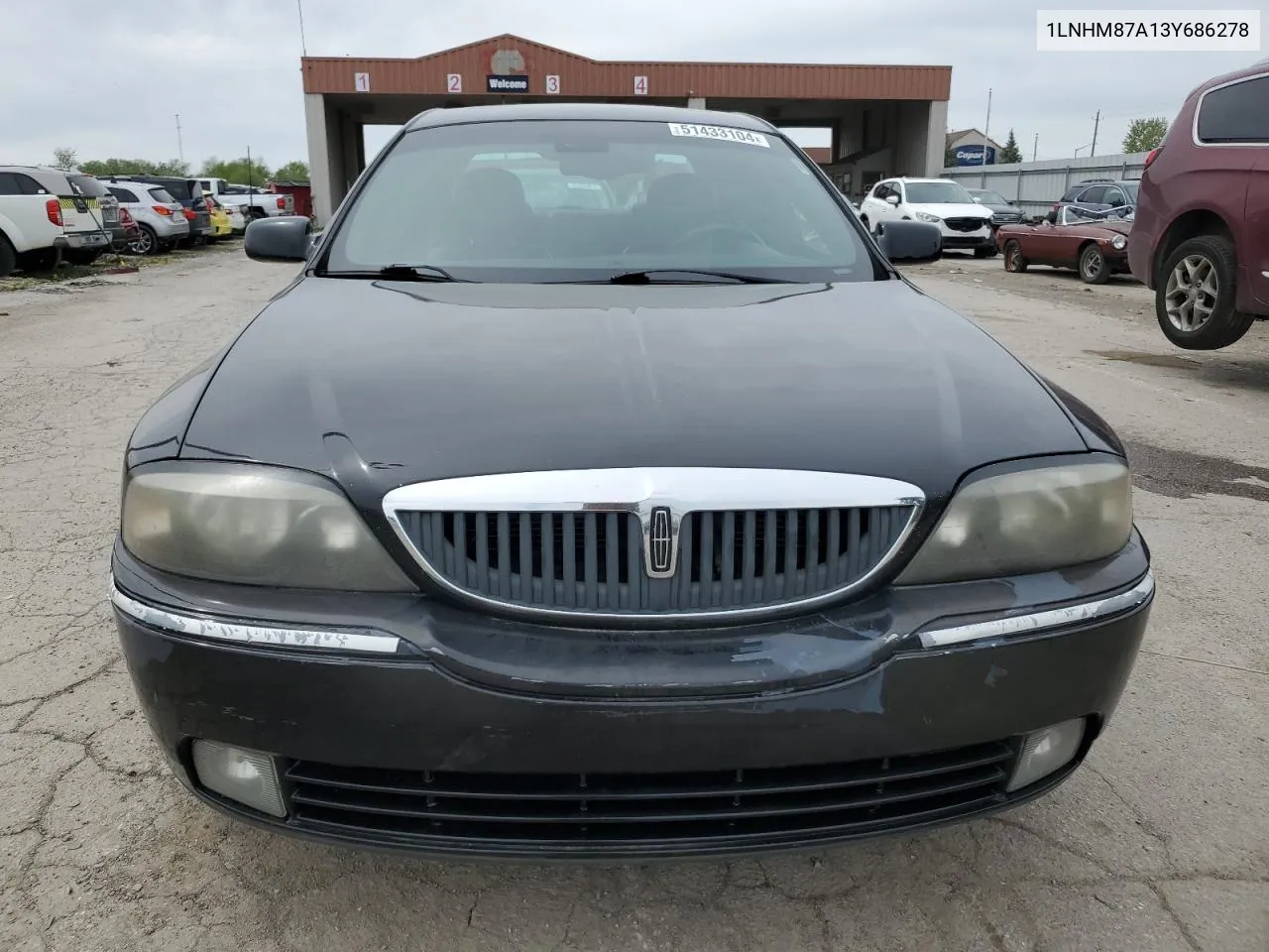 2003 Lincoln Ls VIN: 1LNHM87A13Y686278 Lot: 51433104