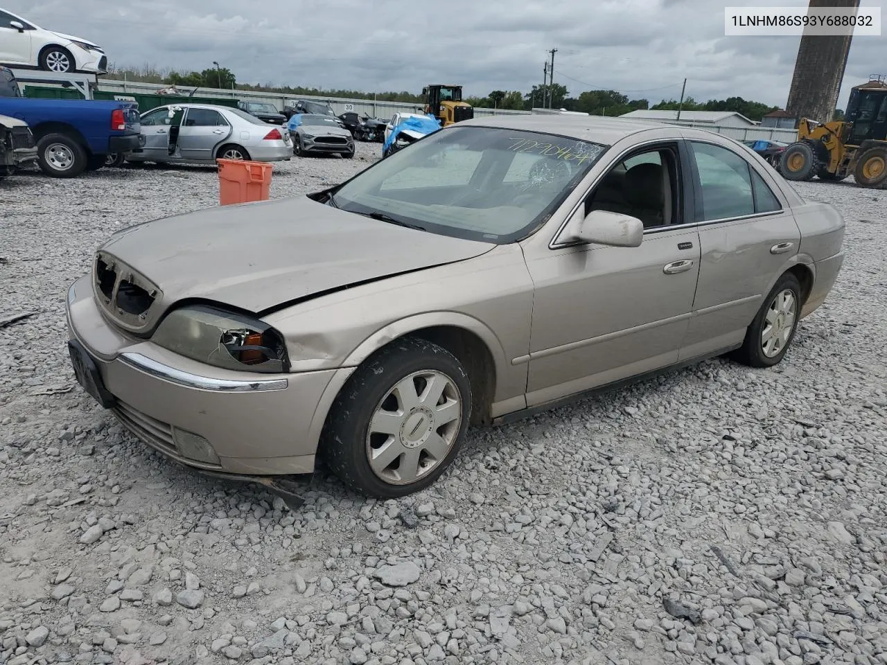 2003 Lincoln Ls VIN: 1LNHM86S93Y688032 Lot: 71290464