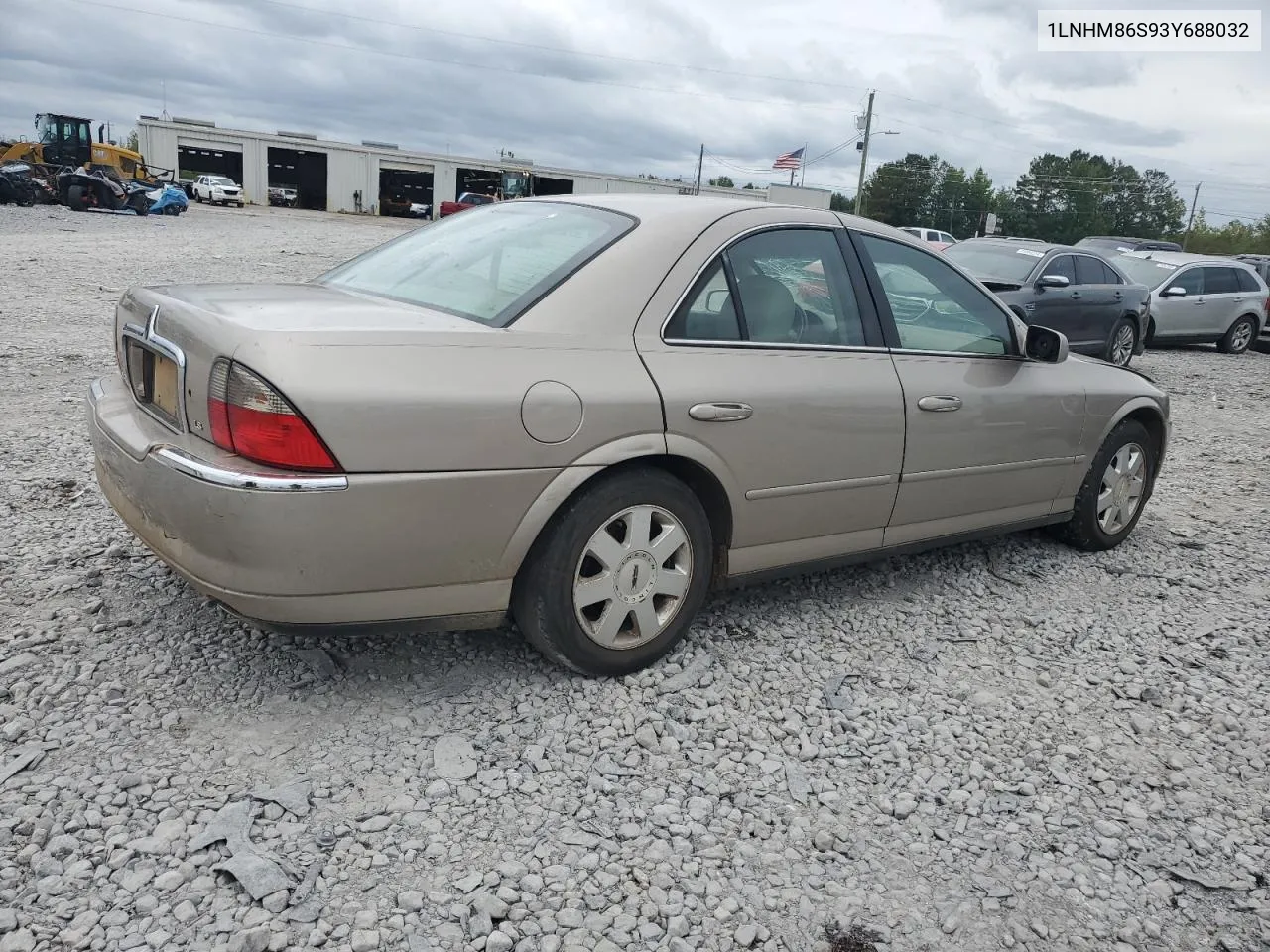 2003 Lincoln Ls VIN: 1LNHM86S93Y688032 Lot: 71290464