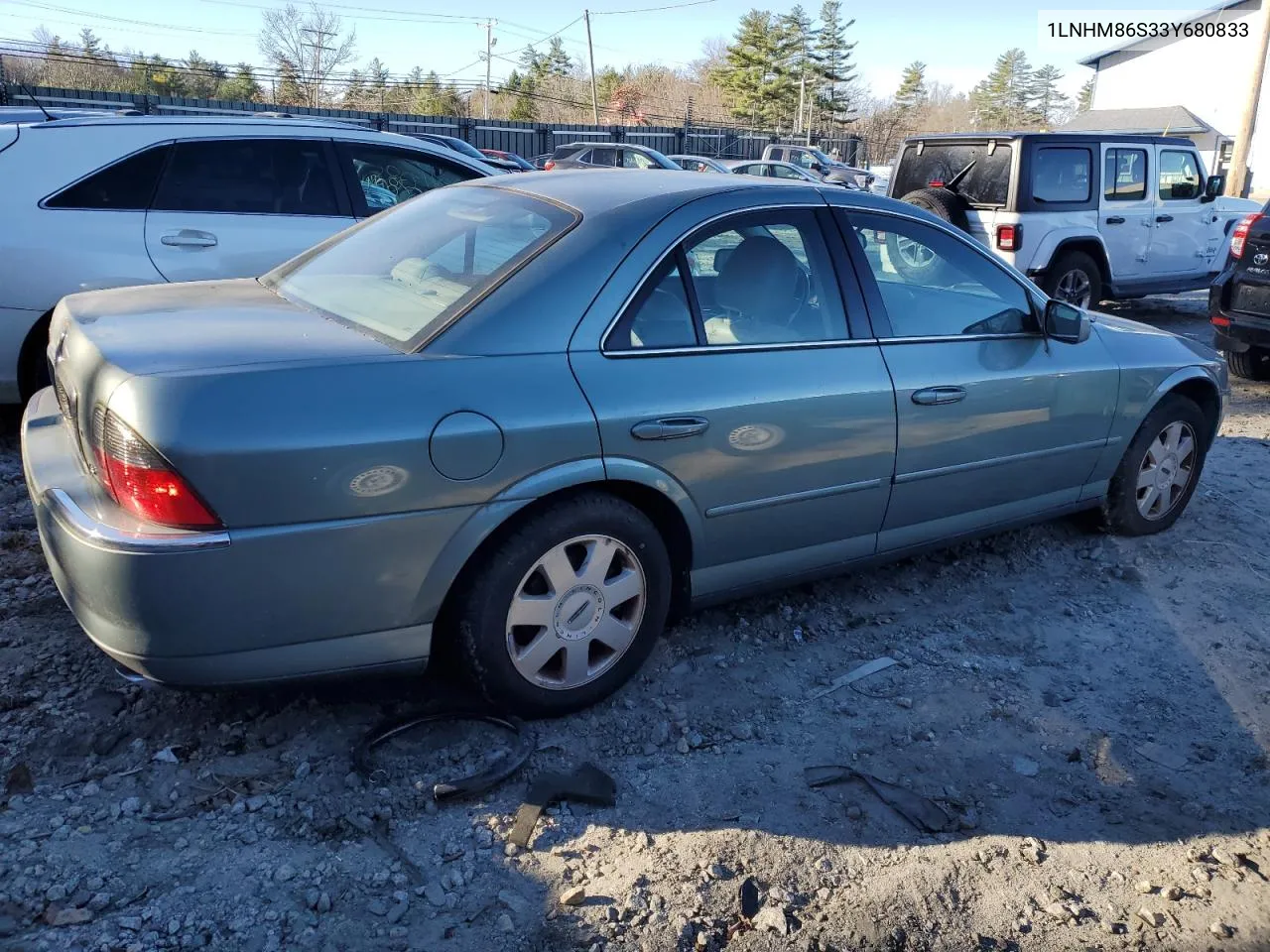 1LNHM86S33Y680833 2003 Lincoln Ls