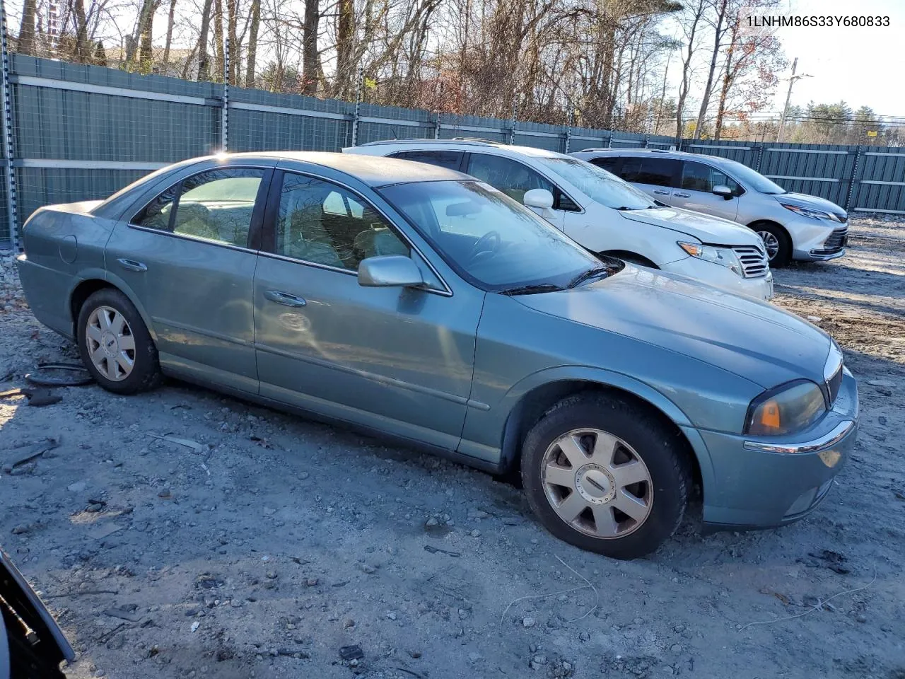 1LNHM86S33Y680833 2003 Lincoln Ls