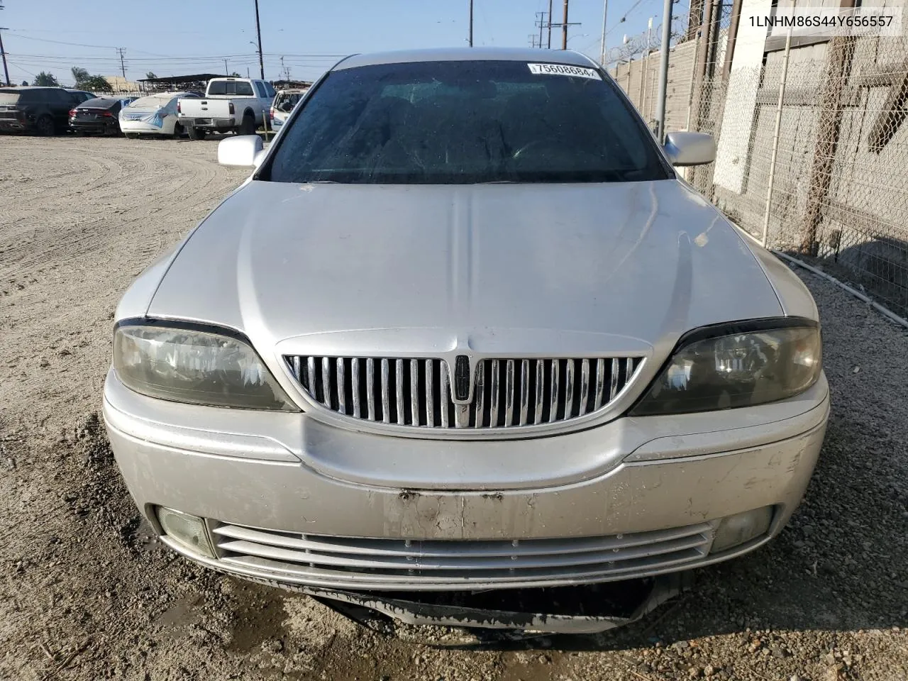 2004 Lincoln Ls VIN: 1LNHM86S44Y656557 Lot: 75608684