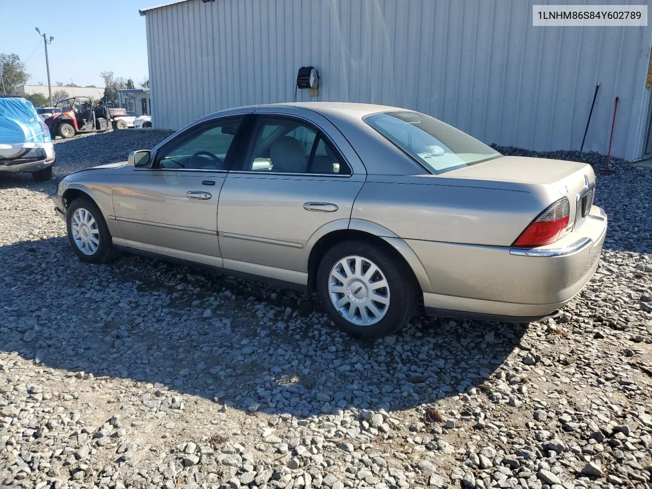 2004 Lincoln Ls VIN: 1LNHM86S84Y602789 Lot: 80537634