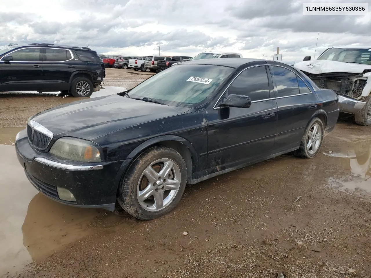 2005 Lincoln Ls VIN: 1LNHM86S35Y630386 Lot: 79290254