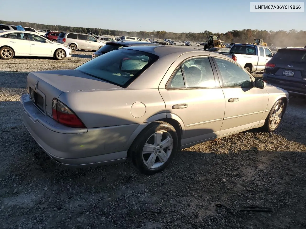 2006 Lincoln Ls VIN: 1LNFM87A86Y619866 Lot: 77114064