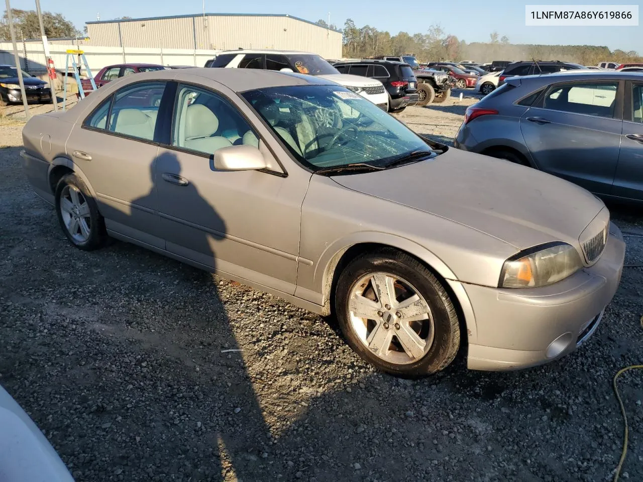 2006 Lincoln Ls VIN: 1LNFM87A86Y619866 Lot: 77114064