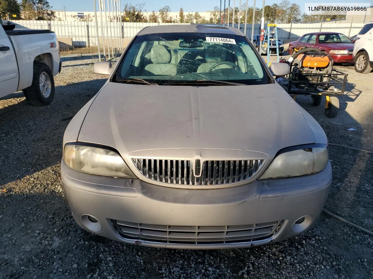 2006 Lincoln Ls VIN: 1LNFM87A86Y619866 Lot: 77114064