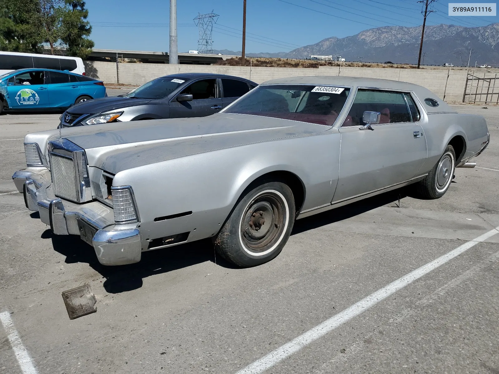 1973 Lincoln Mark Iv VIN: 3Y89A911116 Lot: 68350304