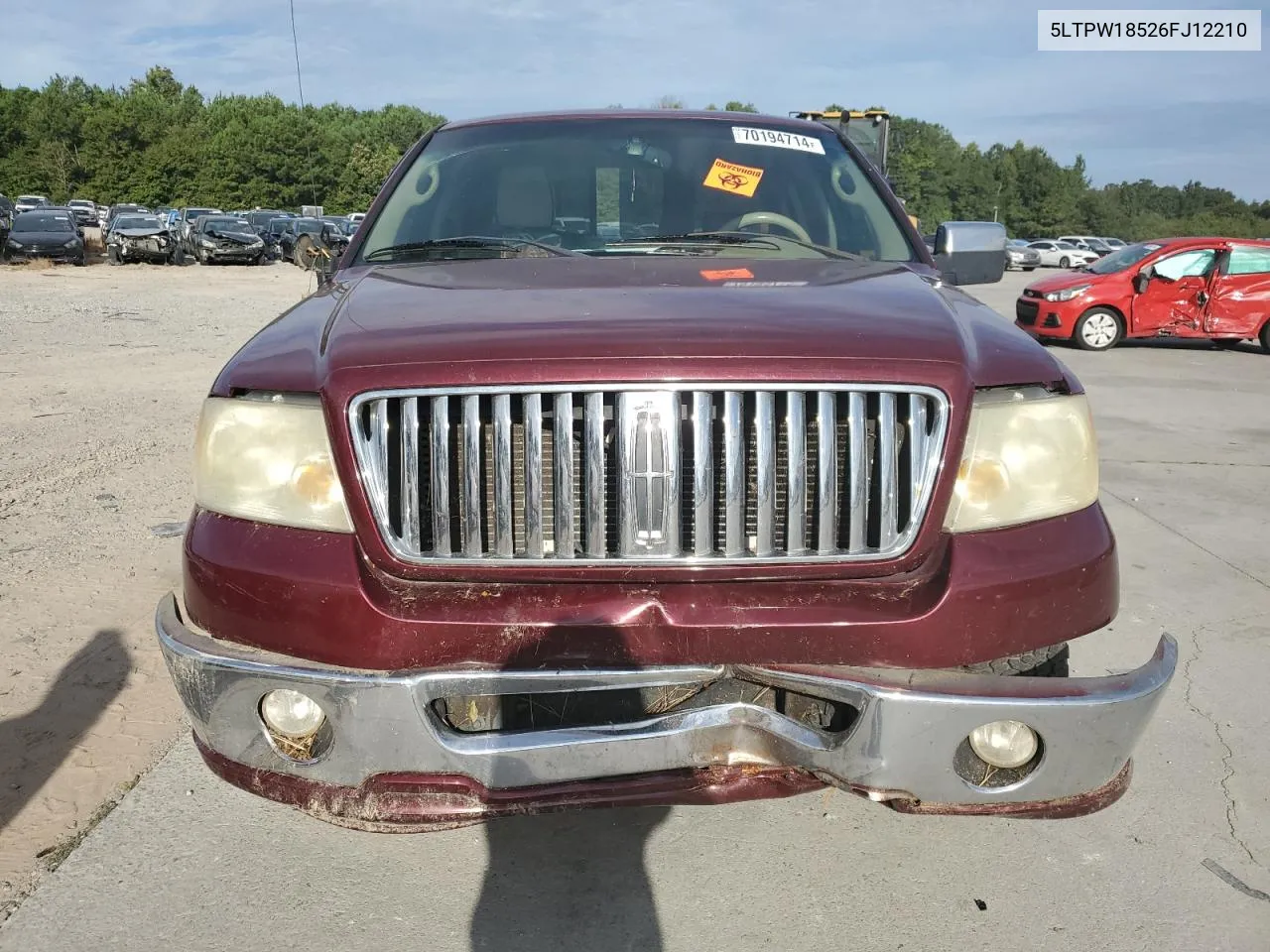 2006 Lincoln Mark Lt VIN: 5LTPW18526FJ12210 Lot: 70194714