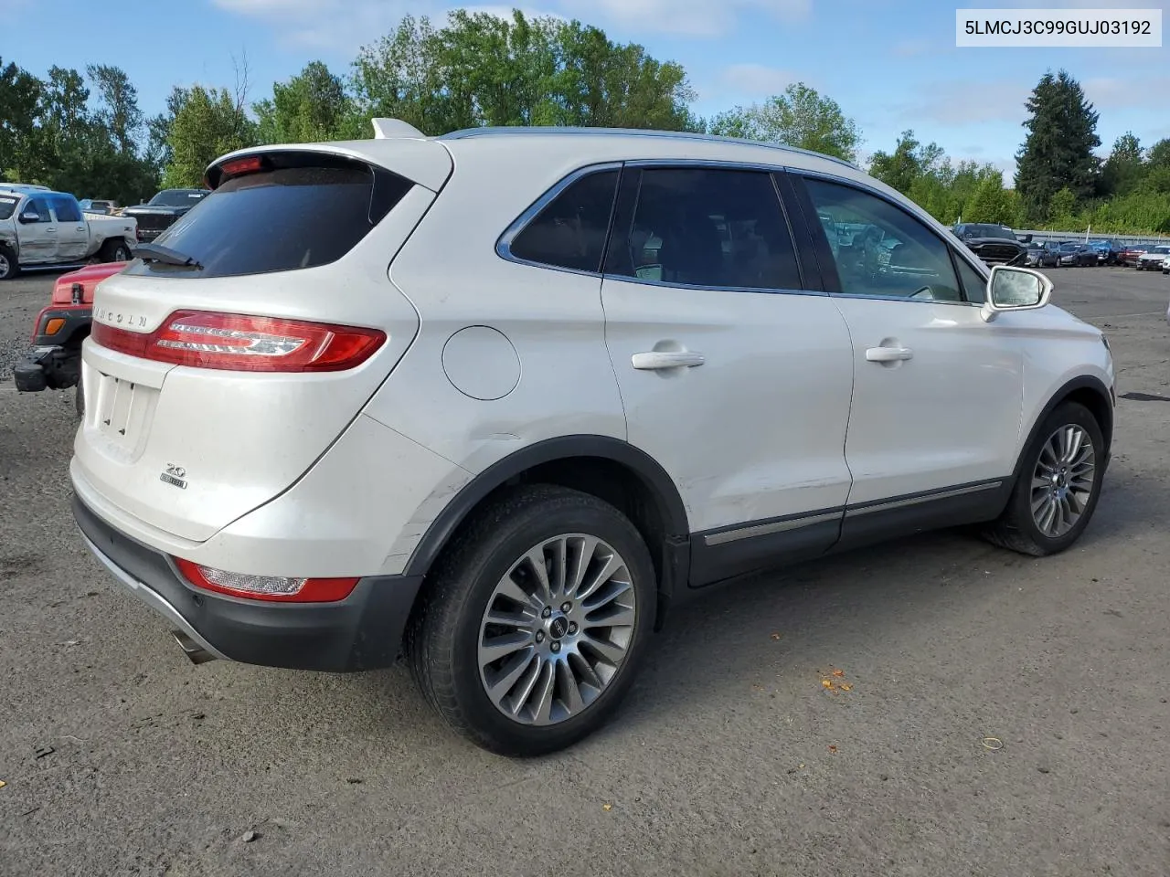 2016 Lincoln Mkc Reserve VIN: 5LMCJ3C99GUJ03192 Lot: 63231344