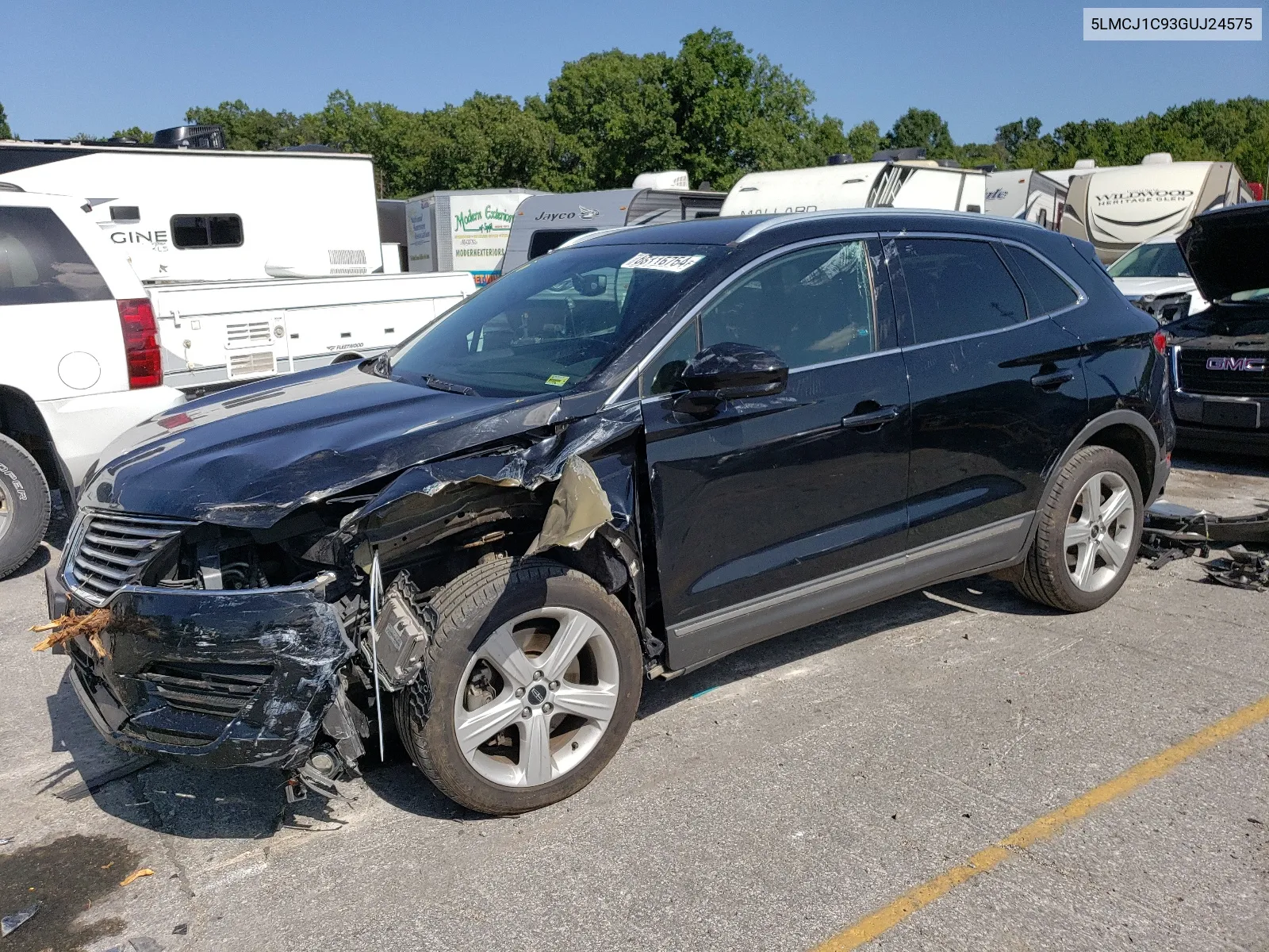 2016 Lincoln Mkc Premiere VIN: 5LMCJ1C93GUJ24575 Lot: 65115754