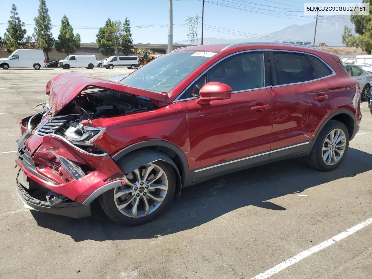 5LMCJ2C90GUJ27181 2016 Lincoln Mkc Select