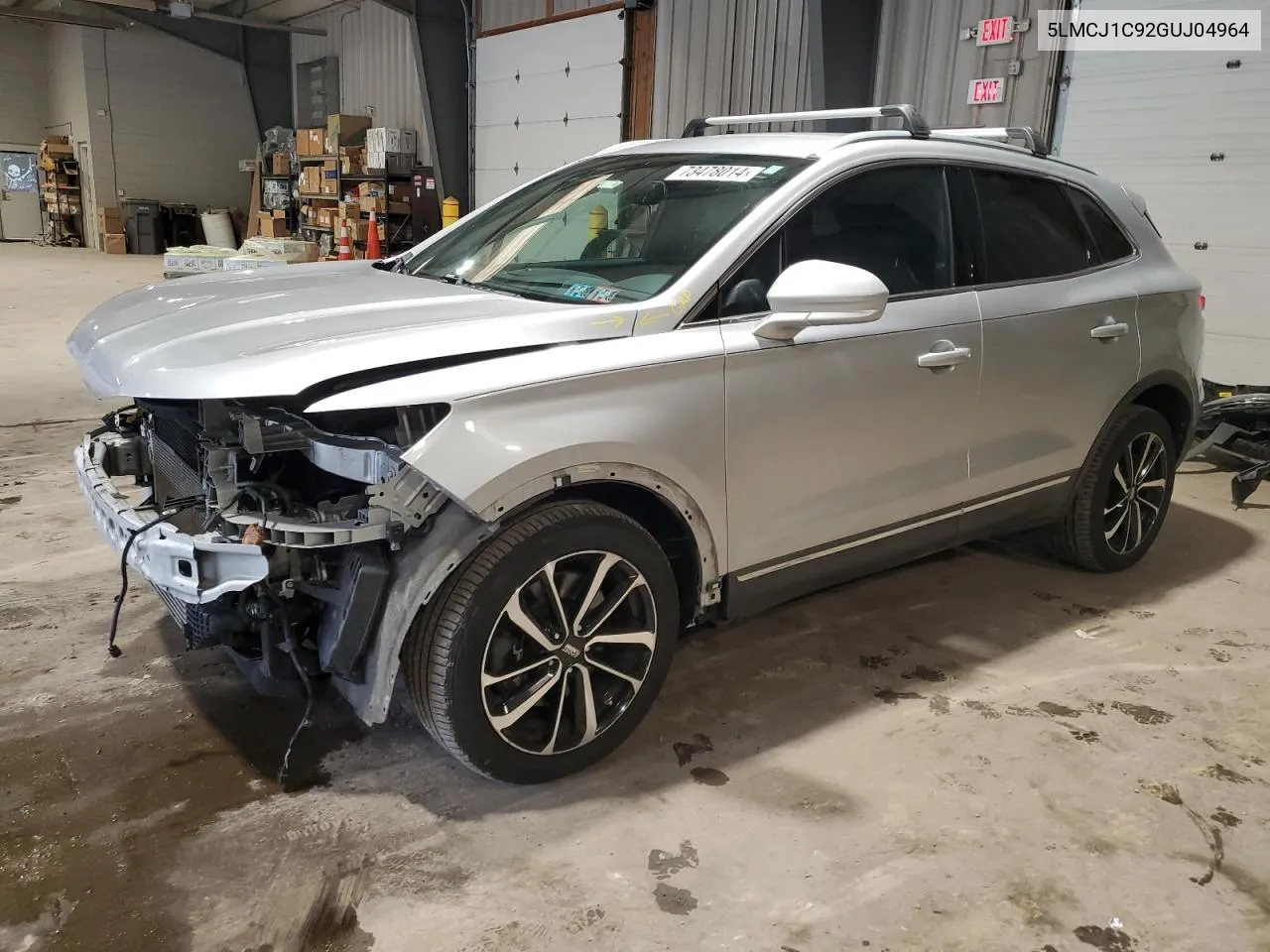 5LMCJ1C92GUJ04964 2016 Lincoln Mkc Premiere