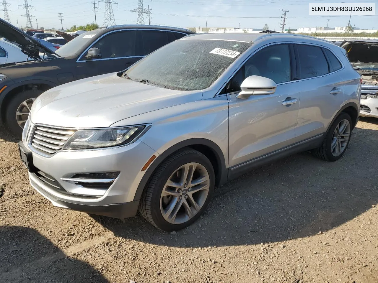 2016 Lincoln Mkc Reserve VIN: 5LMTJ3DH8GUJ26968 Lot: 73772234